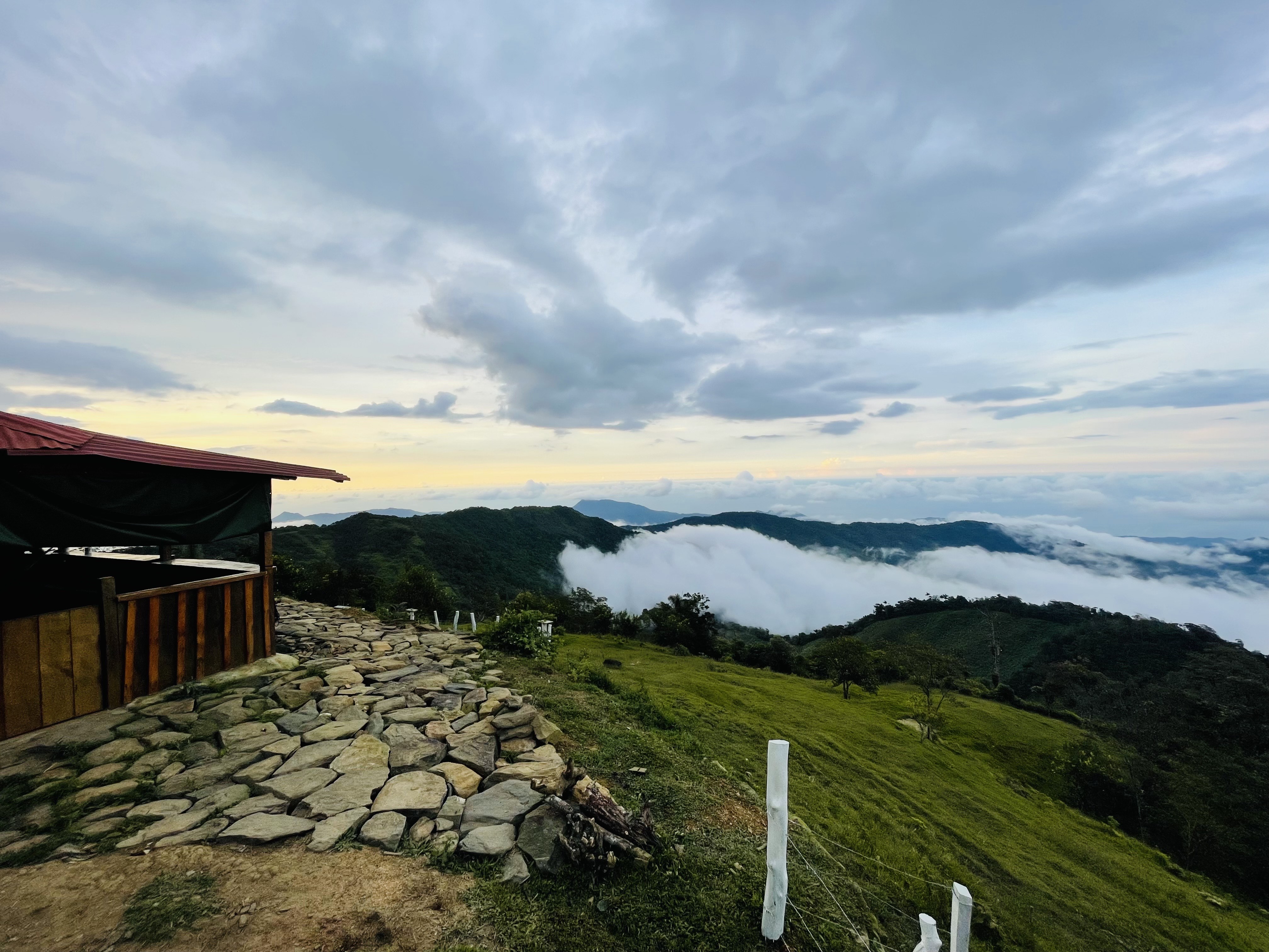 Cabaña en el paisaje